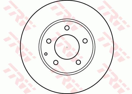 Tarcza hamulcowa TRW DF4012