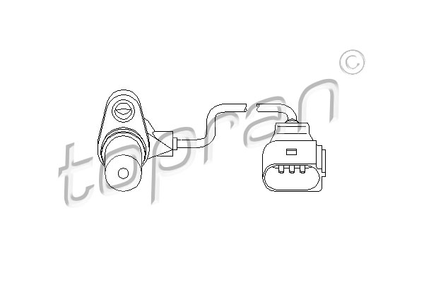 Czujnik położenia wału TOPRAN 112 109