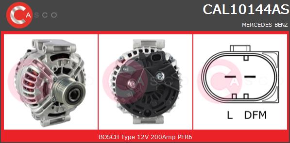 Alternator CASCO CAL10144AS