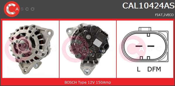 Alternator CASCO CAL10424AS