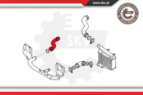 Przewód powietrza doładowującego ESEN SKV 24SKV031