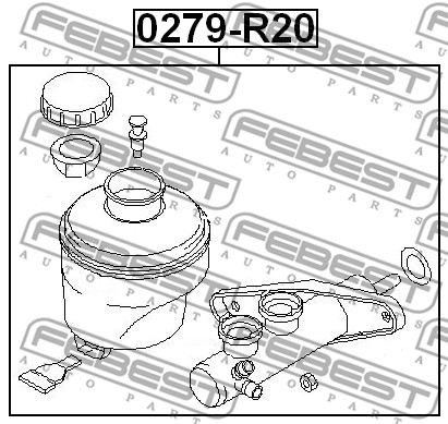 Pompa hamulcowa FEBEST 0279-R20