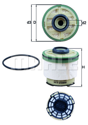 Filtr paliwa KNECHT KX 385D