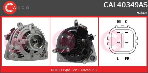 Alternator CASCO CAL40349AS
