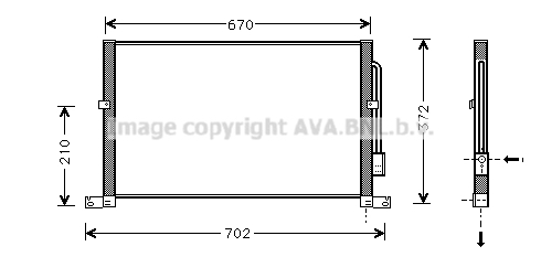 Skraplacz klimatyzacji AVA QUALITY COOLING FD5302