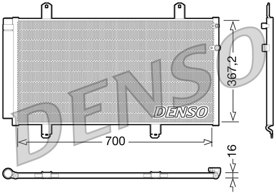 Skraplacz klimatyzacji DENSO DCN51004