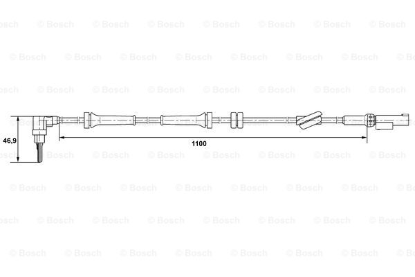 Czujnik ABS BOSCH 0 265 007 401