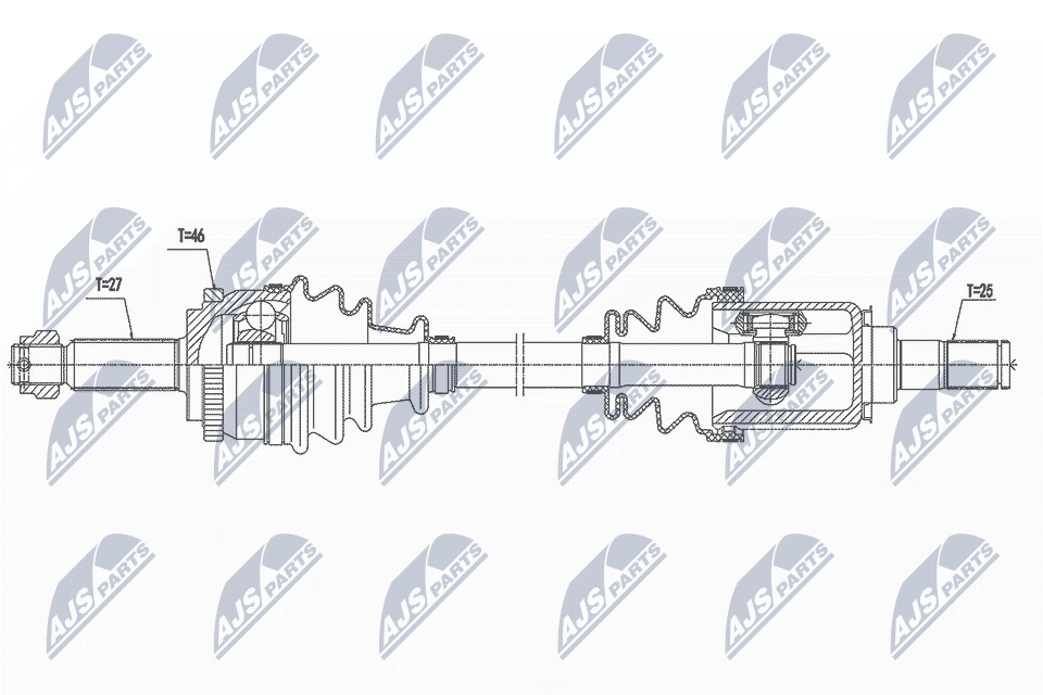 Wał napędowy NTY NPW-KA-368