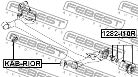 Piasta koła FEBEST 1282-I10R