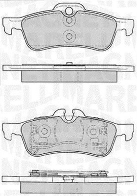 Klocki hamulcowe MAGNETI MARELLI 363916060331