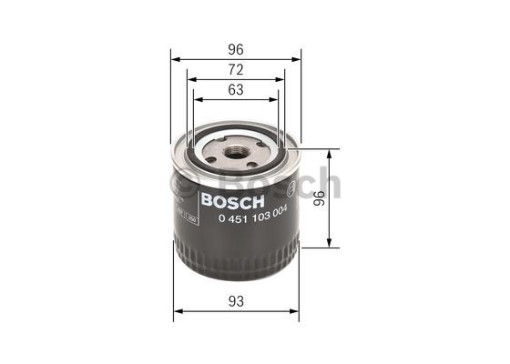 Filtr oleju BOSCH 0 451 103 004