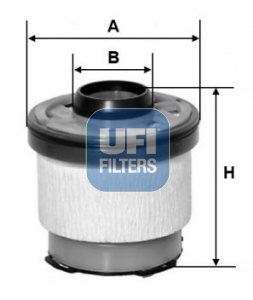 Filtr paliwa UFI 26.102.00