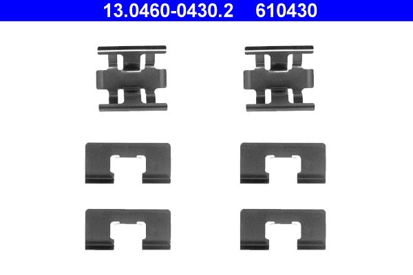 Zestaw akcesoriów montażowych  klocków hamulcowych ATE 13.0460-0430.2