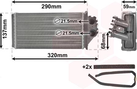 Nagrzewnica VAN WEZEL 40006228