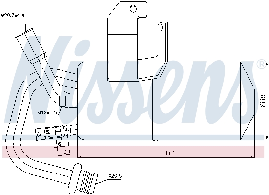 Osuszacz klimatyzacji NISSENS 95317