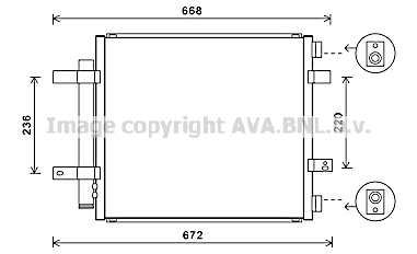 Skraplacz klimatyzacji AVA QUALITY COOLING JR5053D