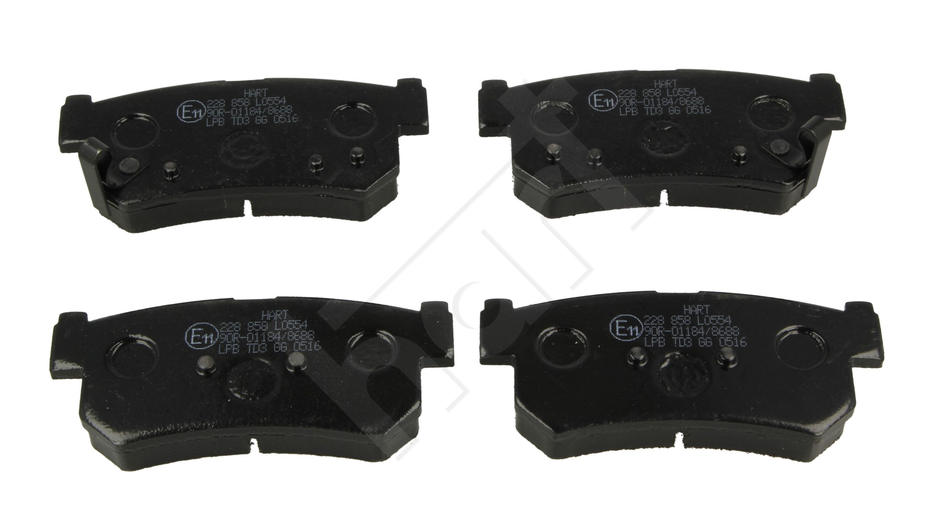 Klocki hamulcowe HART 228 858