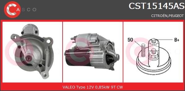 Rozrusznik CASCO CST15145AS