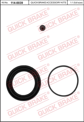 Zestaw naprawczy zacisku hamulcowego QUICK BRAKE 114-0039