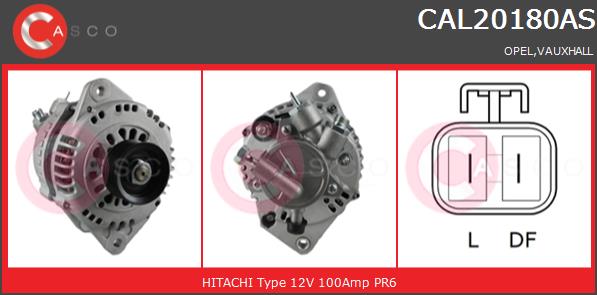 Alternator CASCO CAL20180AS