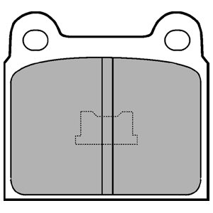 Klocki hamulcowe DELPHI LP76