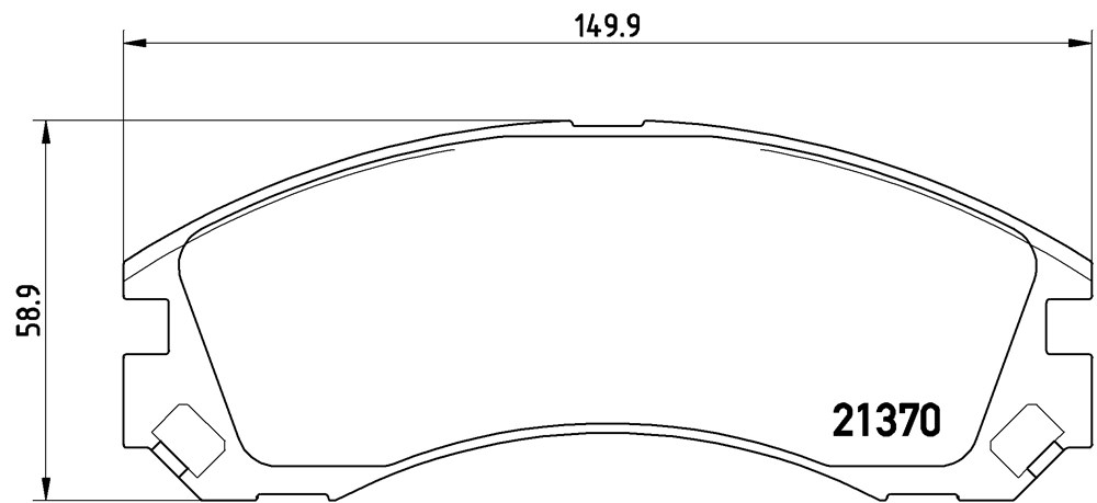 Klocki hamulcowe BREMBO P 61 089