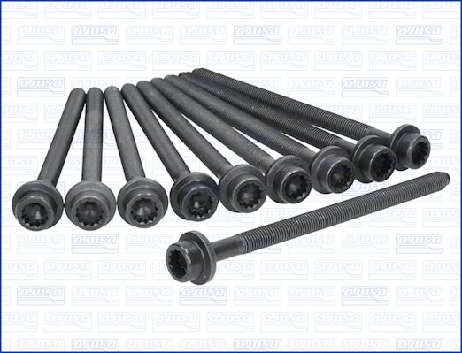 Zestaw śrub głowicy cylindrów AJUSA 81054100