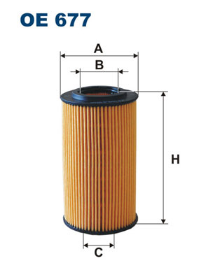 Filtr oleju FILTRON OE677