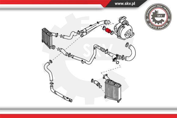 Przewód powietrza doładowującego ESEN SKV 24SKV168