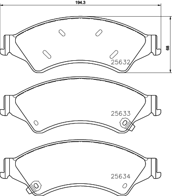 Klocki hamulcowe HELLA 8DB 355 020-781
