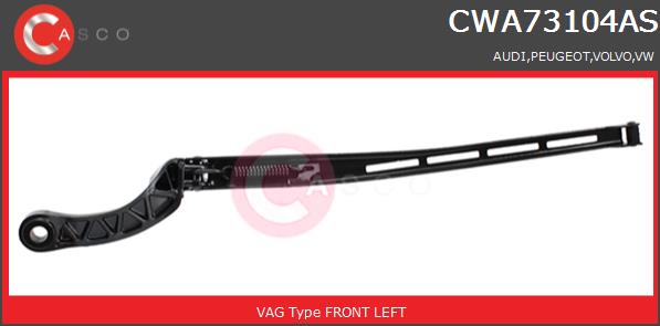 Ramię wycieraczki CASCO CWA73104AS