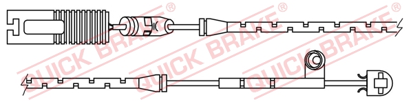 Czujnik zużycia klocków QUICK BRAKE WS 0191 A