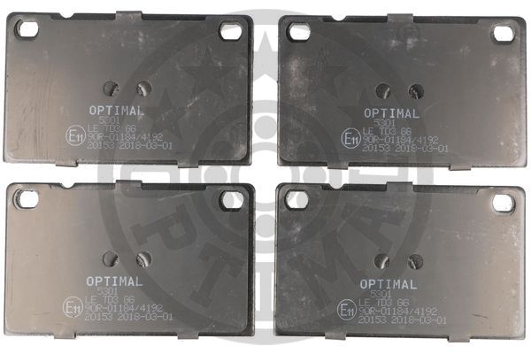 Klocki hamulcowe OPTIMAL BP-05301