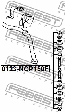 Łącznik stabilizatora FEBEST 0123-NCP150F