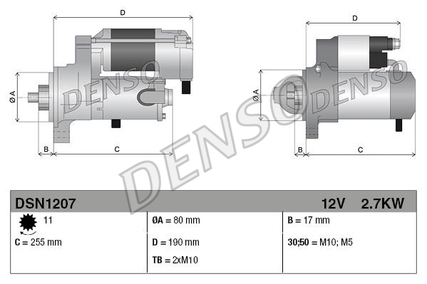 Rozrusznik DENSO DSN1207