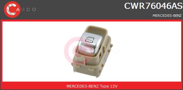 Przełącznik podnośnika szyby CASCO CWR76046AS