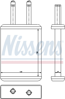 Nagrzewnica NISSENS 77524