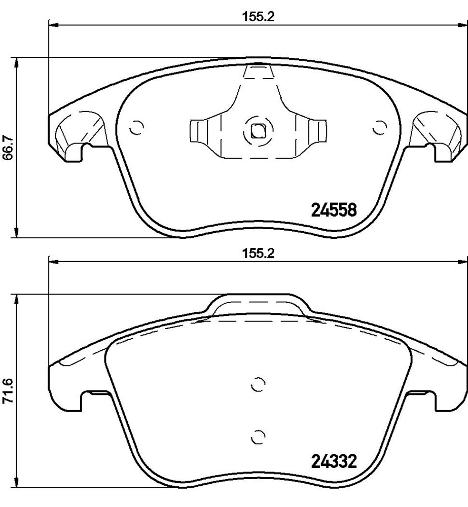 Klocki hamulcowe BREMBO P 61 117