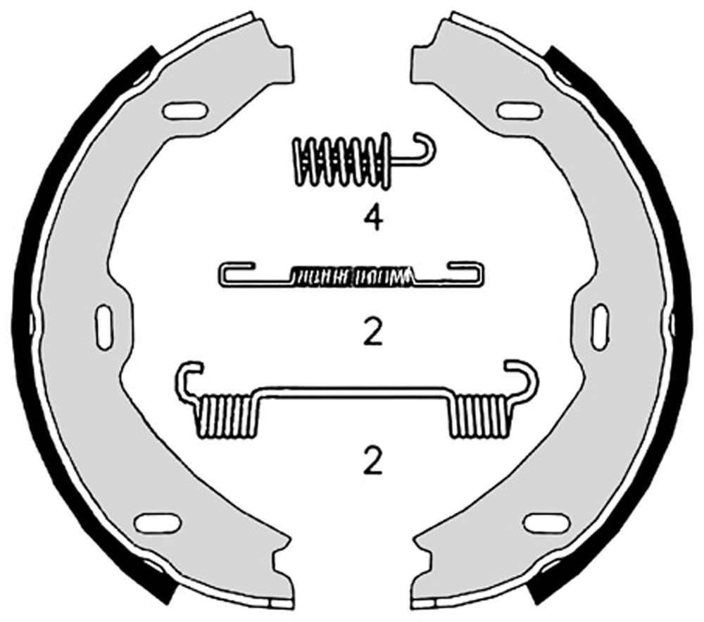 Zestaw szczęk hamulcowych BREMBO S 50 518