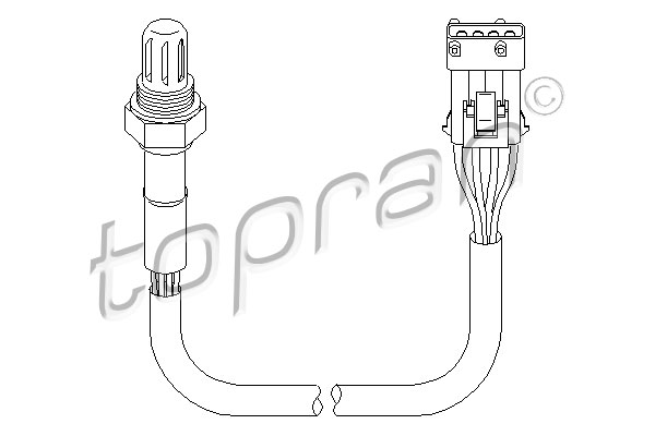 Sonda lambda TOPRAN 722 623