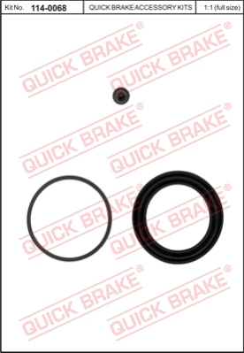 Zestaw naprawczy zacisku hamulcowego QUICK BRAKE 114-0068