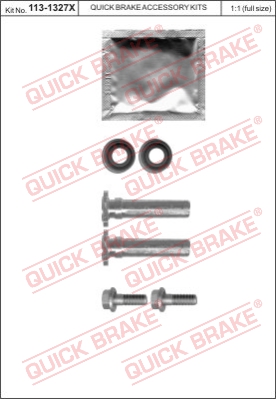 Zestaw tulei prowadzących zacisk hamulca QUICK BRAKE 113-1327X