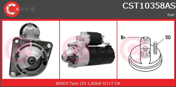 Rozrusznik CASCO CST10358AS