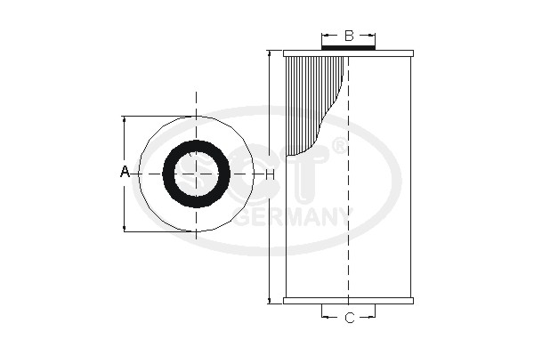 Filtr oleju SCT GERMANY SH 4062 P