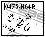 Zestaw naprawczy zacisku FEBEST 0475-N64R