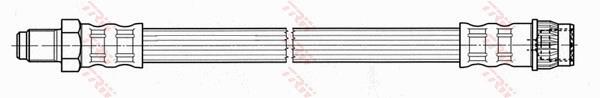 Przewód hamulcowy elastyczny TRW PHB545