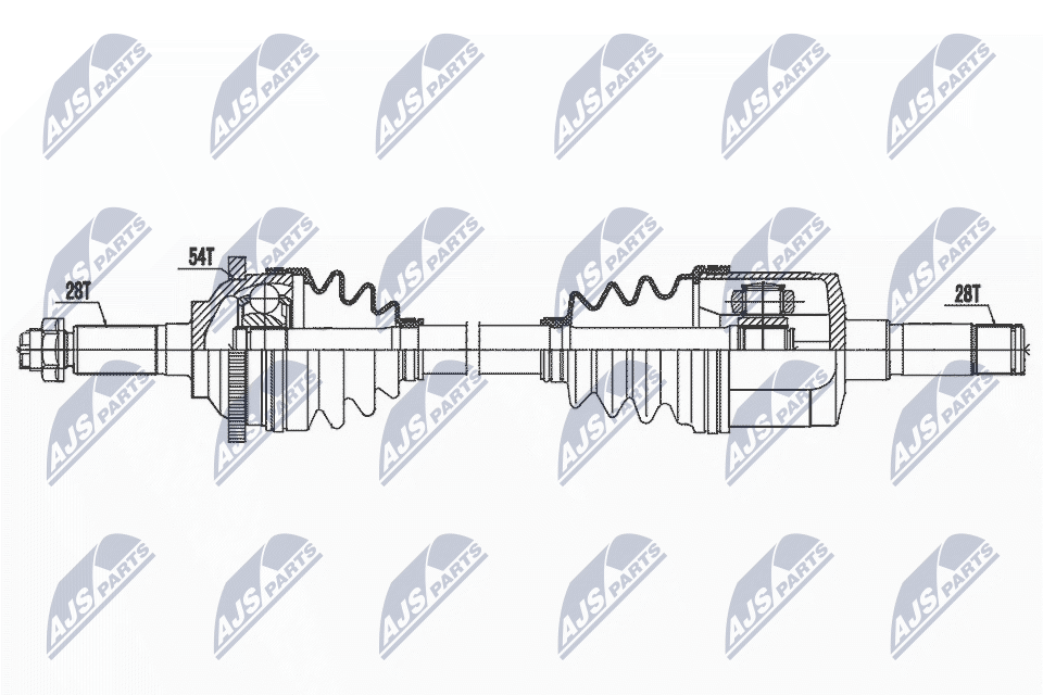 Wał napędowy NTY NPW-KA-372