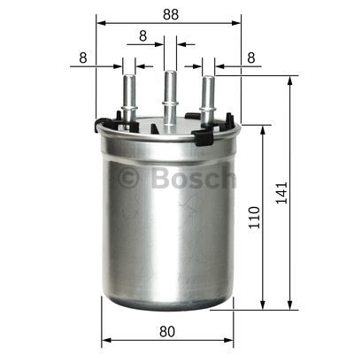 Filtr paliwa BOSCH F 026 402 834