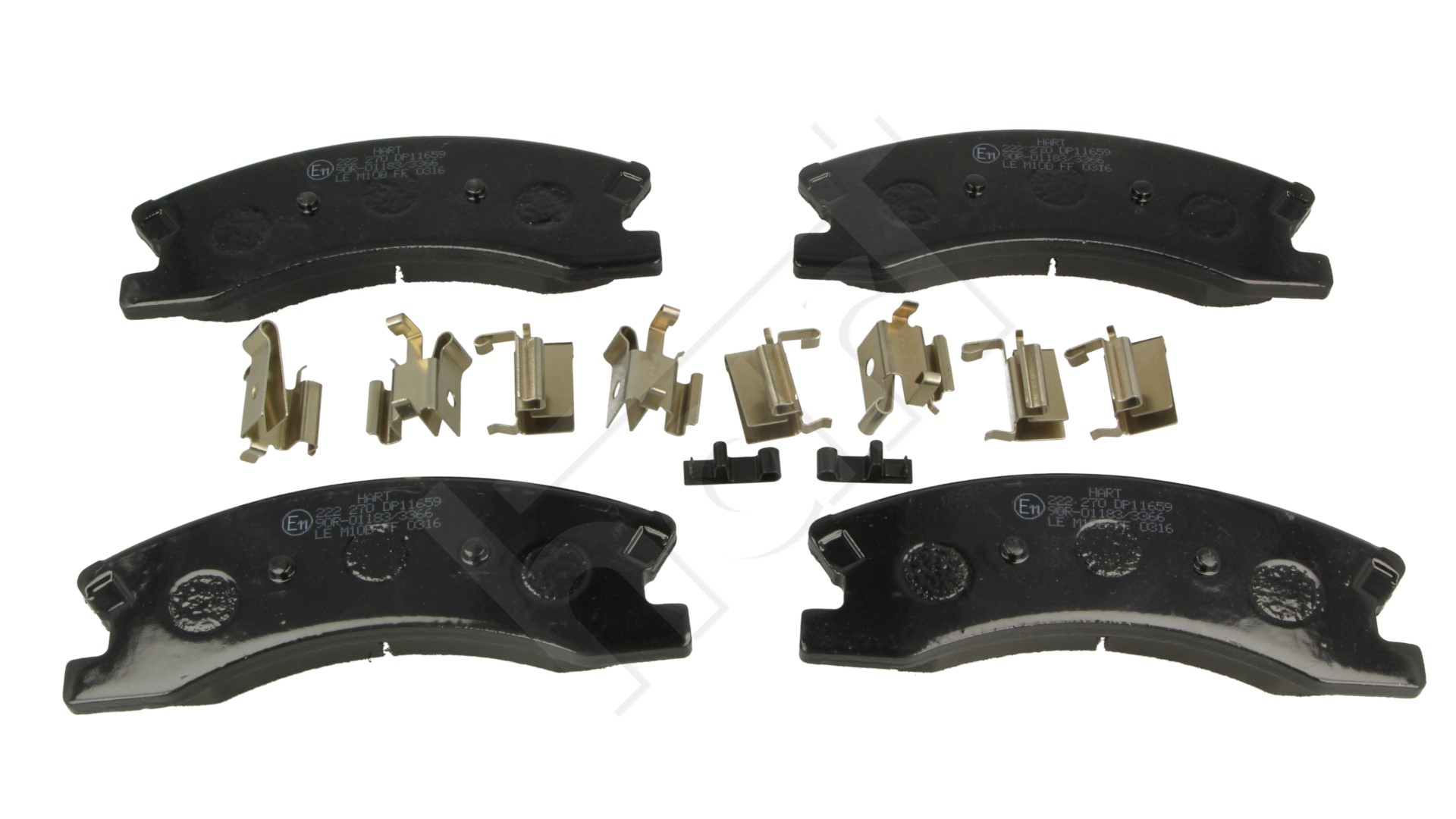 Klocki hamulcowe HART 222 270
