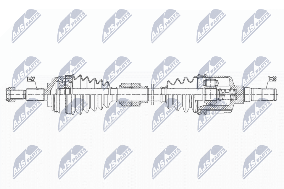 Wał napędowy NTY NPW-RE-182